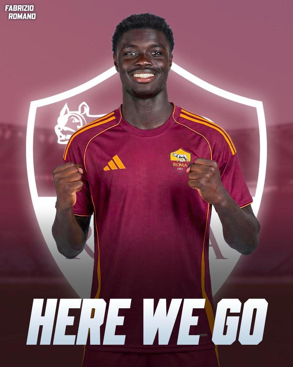 Here we go！罗马诺：罗马将以总价2500万欧签下18岁前锋瓦斯